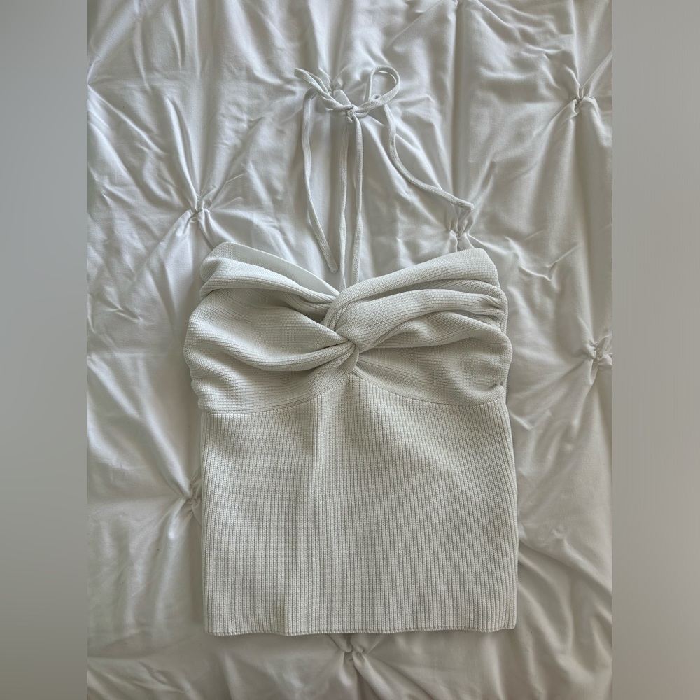 Boutique tank with halter tie NWOT